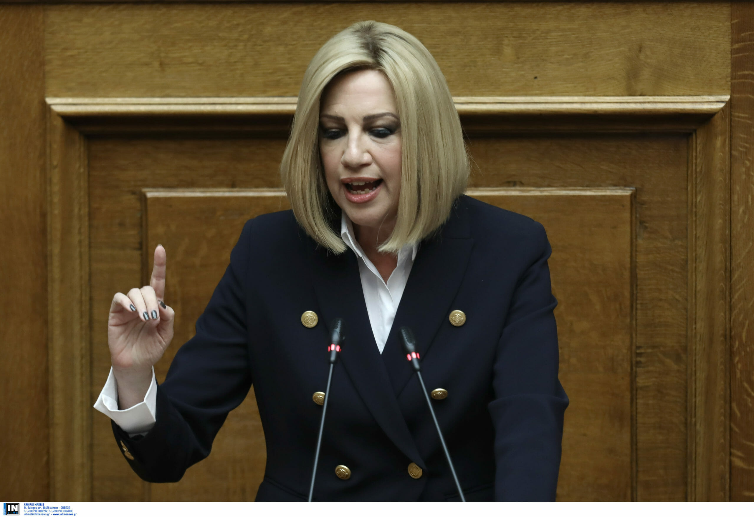 Γεννηματά: Η κυβέρνηση αποτυγχάνει να αντιμετωπίσει την τουρκική επιθετικότητα