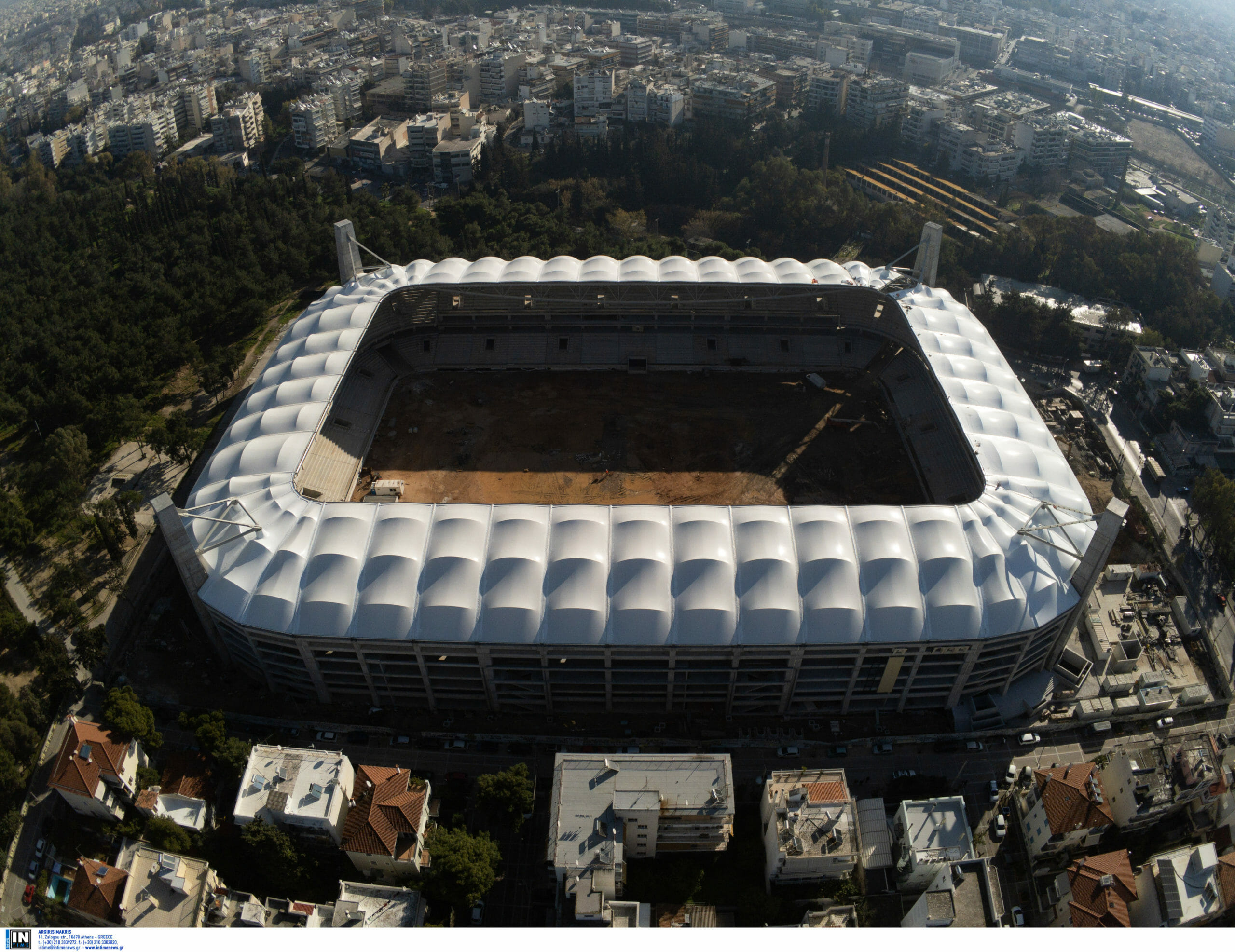 Γήπεδο ΑΕΚ: Νέο video από τις εργασίες στην “Αγιά Σοφιά”