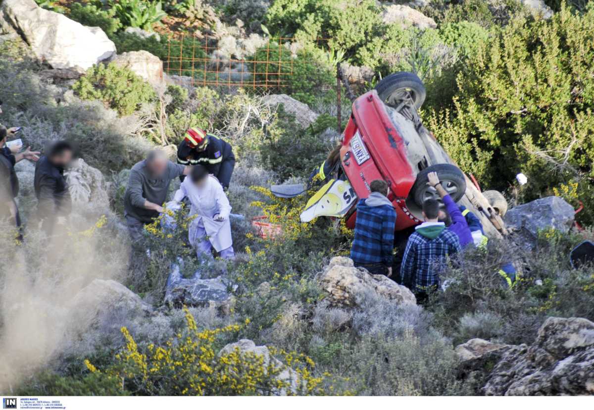 Λαχτάρα στην Κρήτη: Αυτοκίνητο έπεσε σε γκρεμό