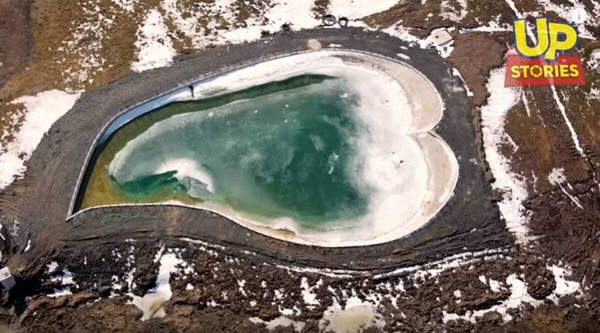 Η λίμνη σε σχήμα καρδιάς που “κρύβεται” στην Ήπειρο [video]