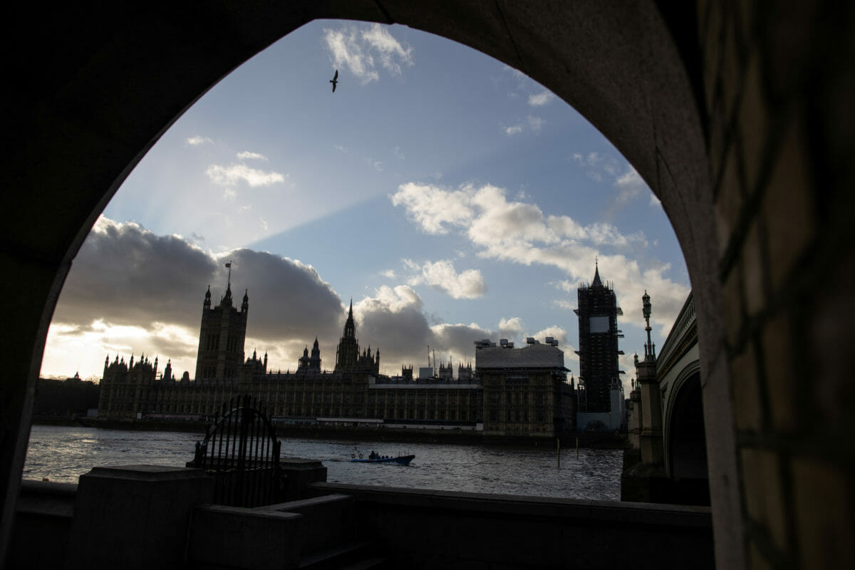The Houses of Parliament and Big Ben are seen in London, Britain, February 1, 2020. REUTERS