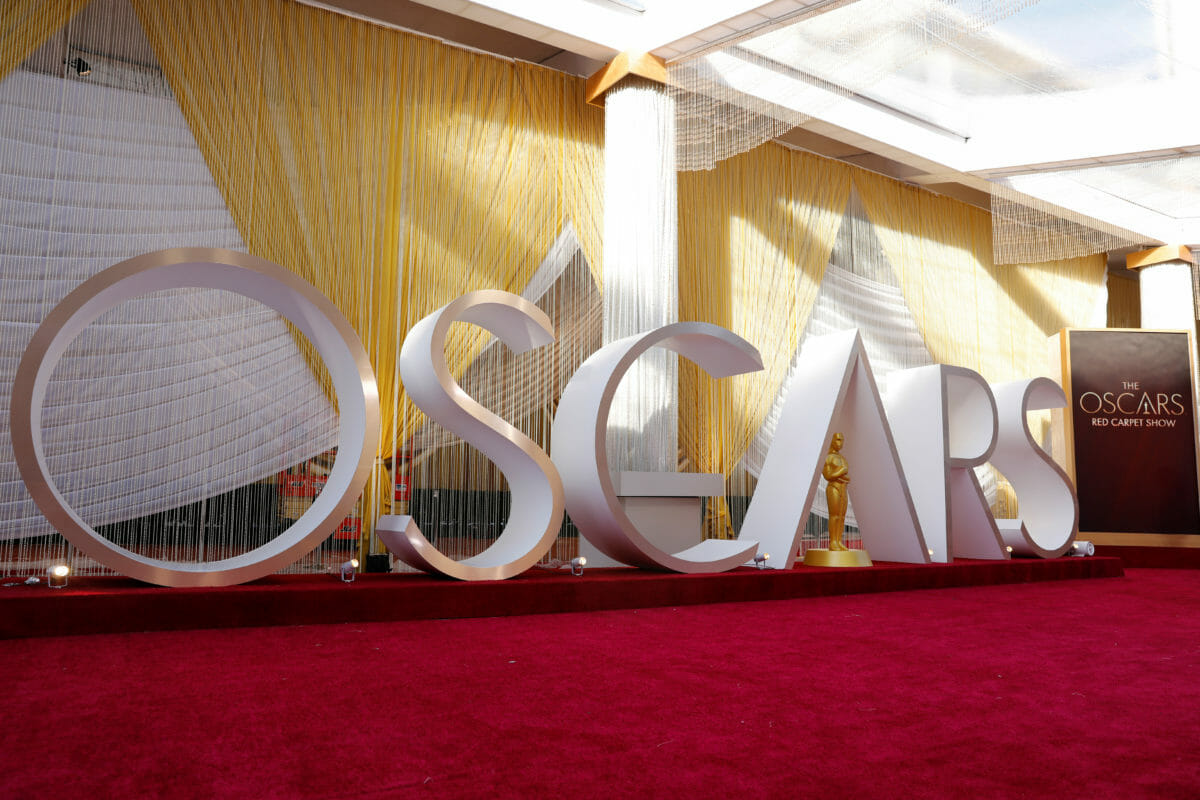 Preparation for the 92nd Academy Awards continues along the red carpet area in Los Angeles, California, U.S., February 8, 2020.     REUTERS