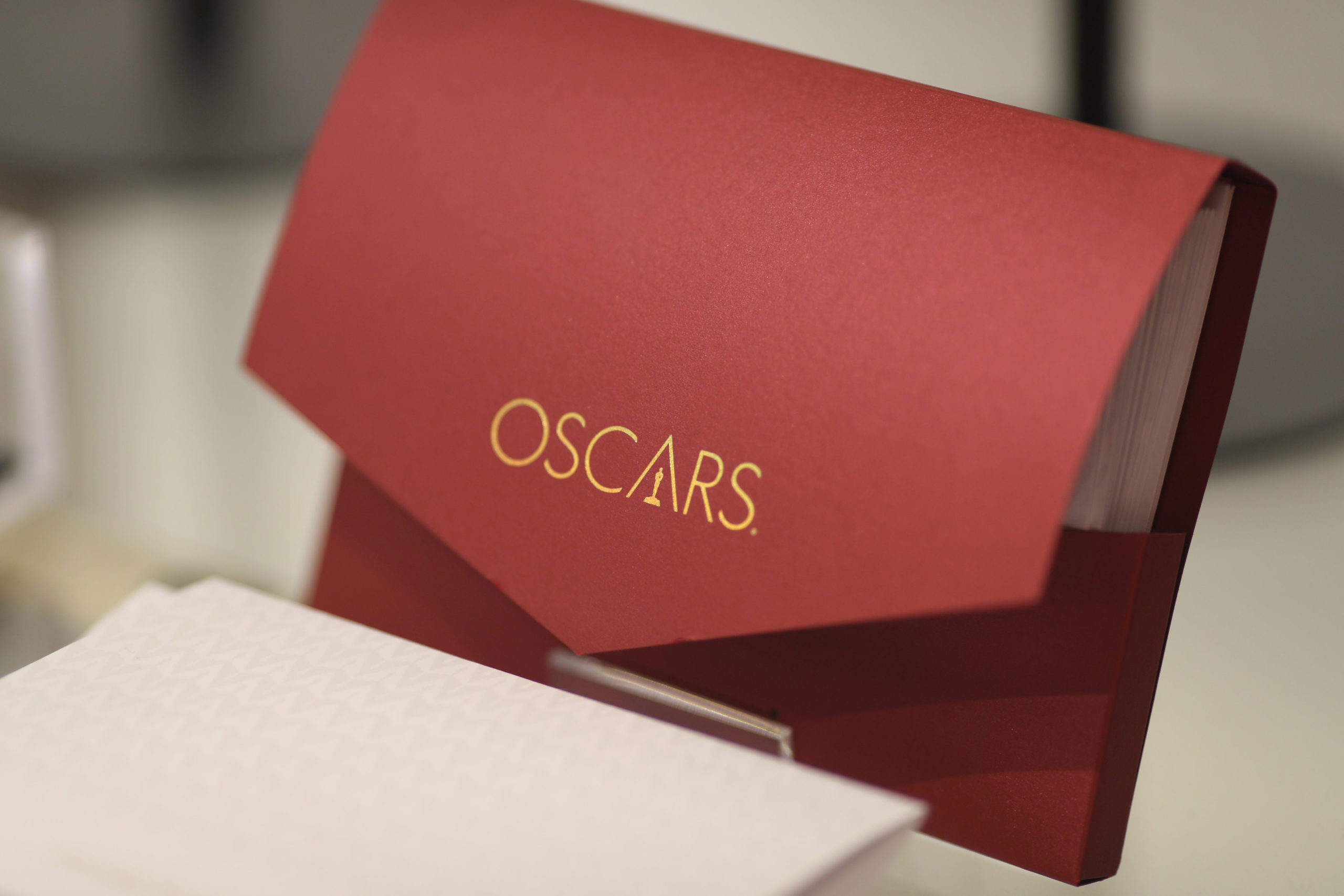 An Oscars winner's envelope is seen in a souvenir store outside the Dolby Theatre before the 91st Academy Awards in Hollywood, Los Angeles, California, U.S., February 14, 2019.  REUTERS