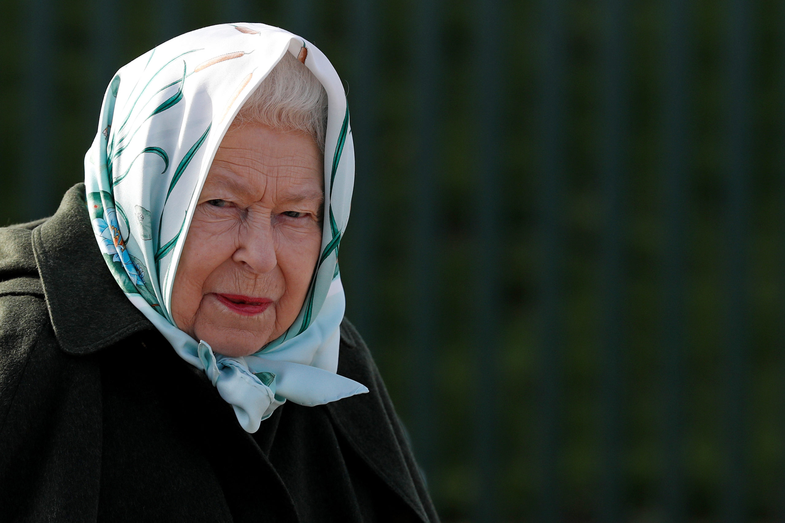 Britain's Queen Elizabeth looks on as she visits Wolferton Pumping Station in Norfolk, Britain February 5, 2020. Adrian Dennis