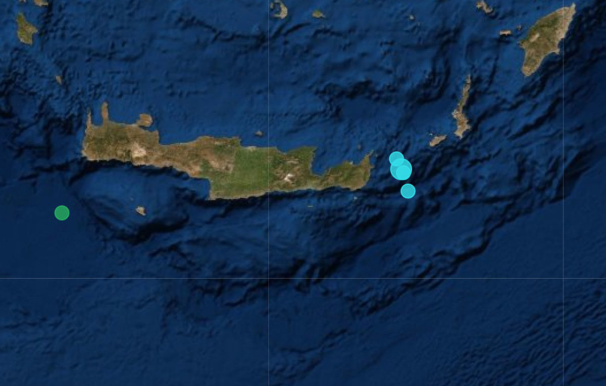 Σεισμός στην Κρήτη: Διπλό “χτύπημα” του Εγκέλαδου τα ξημερώματα