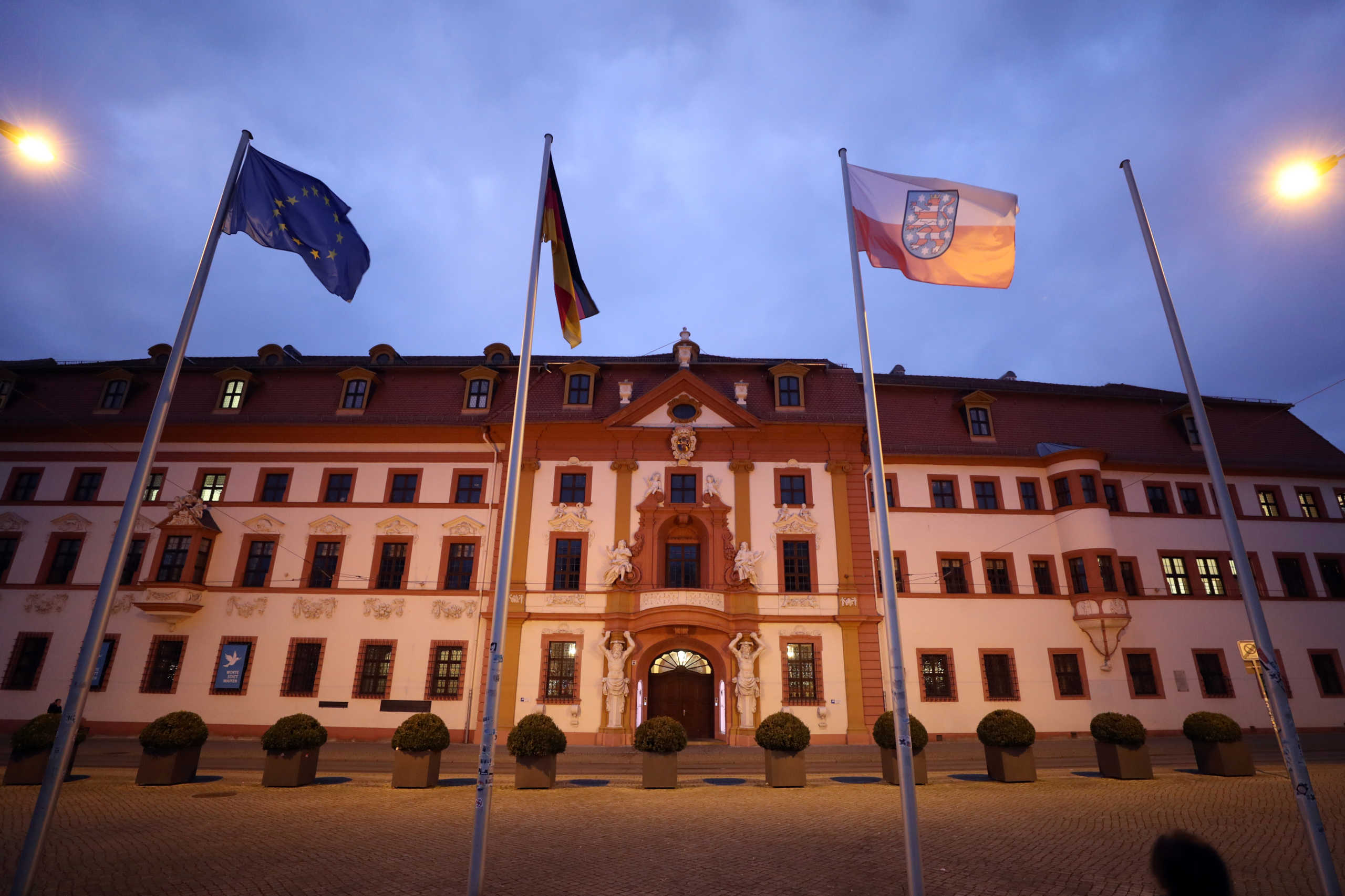 The office of Thuringia State Premier Minister is pictured in Erfurt, Germany February 6, 2020. REUTERS