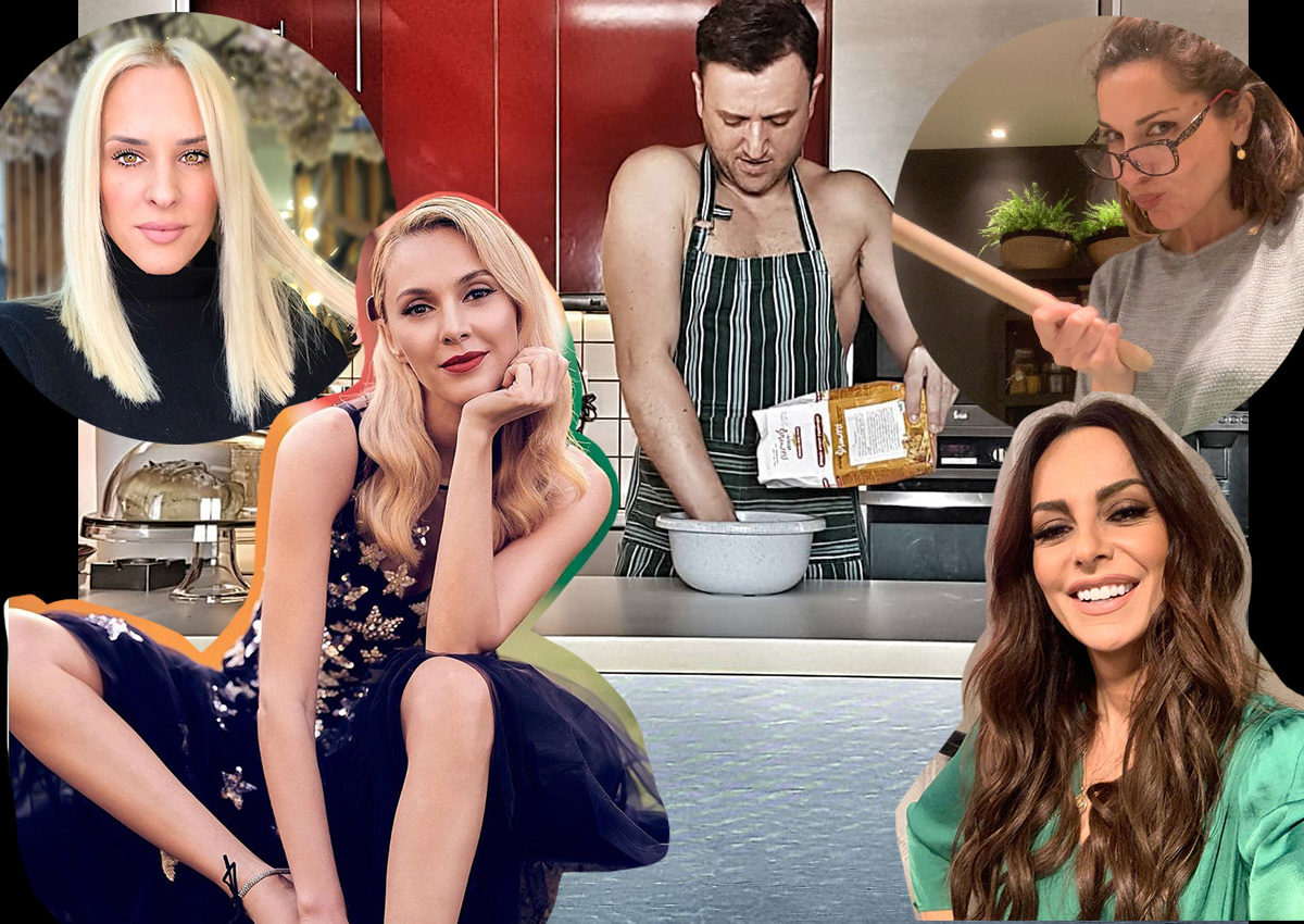 Η εγχώρια showbiz μένει σπίτι και μας δείχνει τις μαγειρικές της ικανότητες – Φωτογραφίες