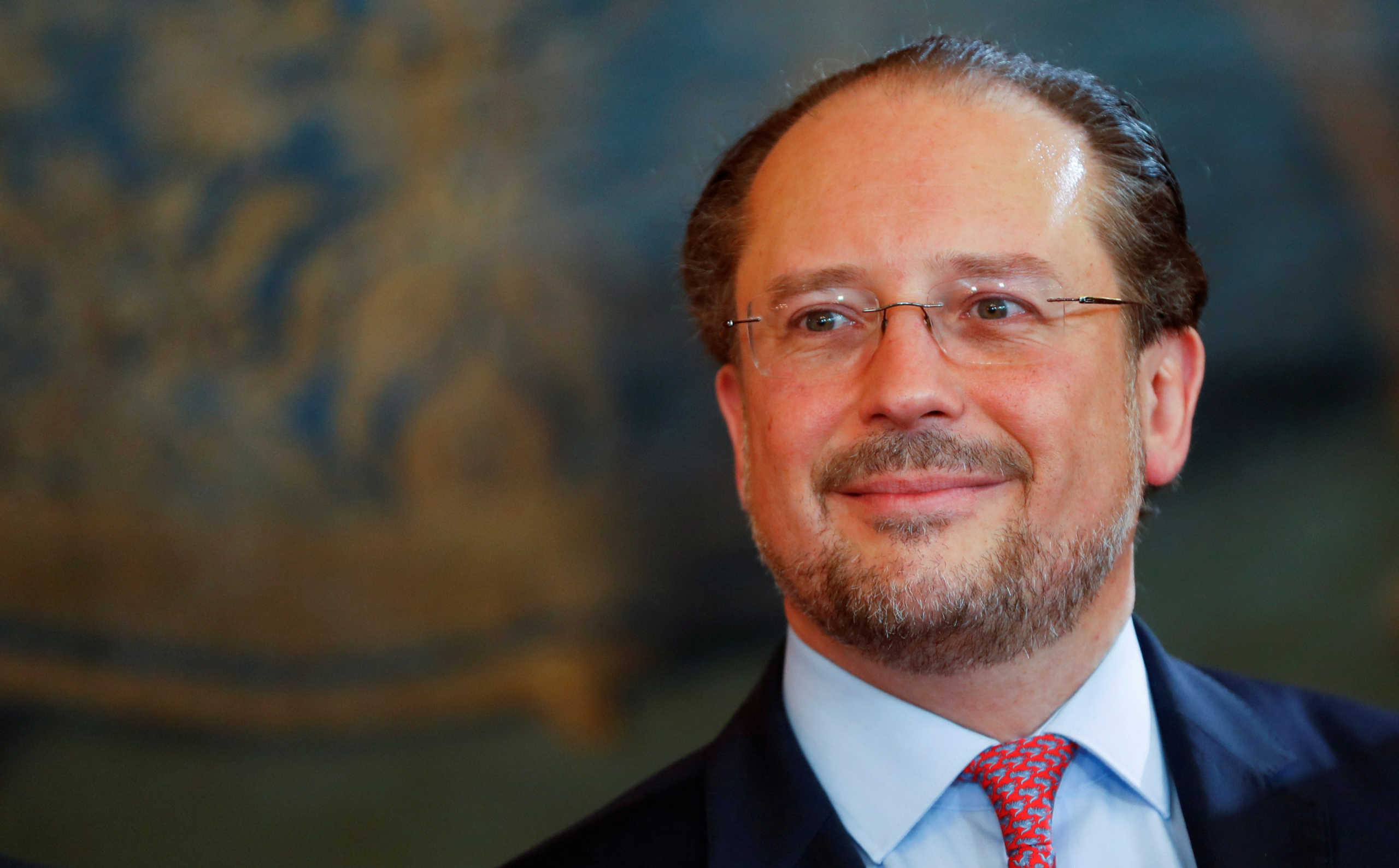 FILE PHOTO: Austria's Foreign Minister Alexander Schallenberg attends the swearing-in ceremony of the new government at the presidential office in Vienna, Austria January 7, 2020. REUTERS