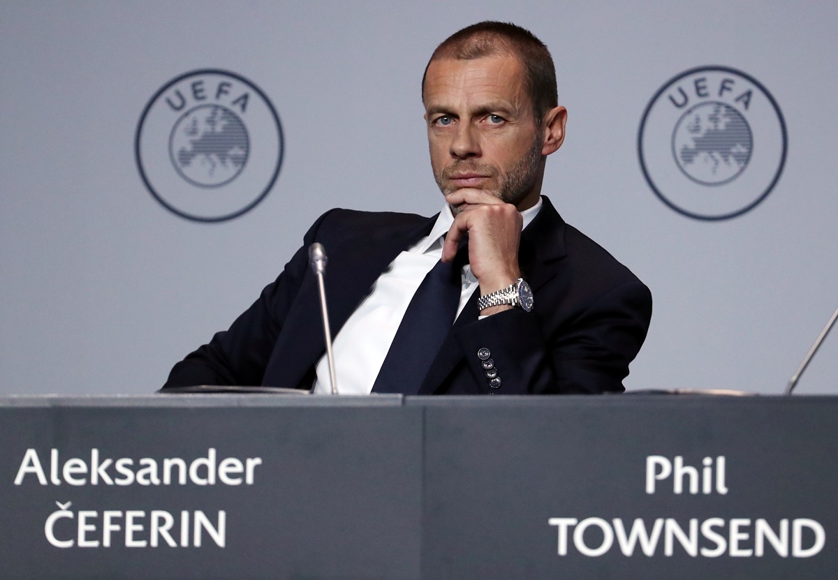 Soccer Football - UEFA Congress - Beurs van Berlage Conference Centre, Amsterdam, Netherlands - March 3, 2020   UEFA President Aleksander Ceferin during a press conference   REUTERS