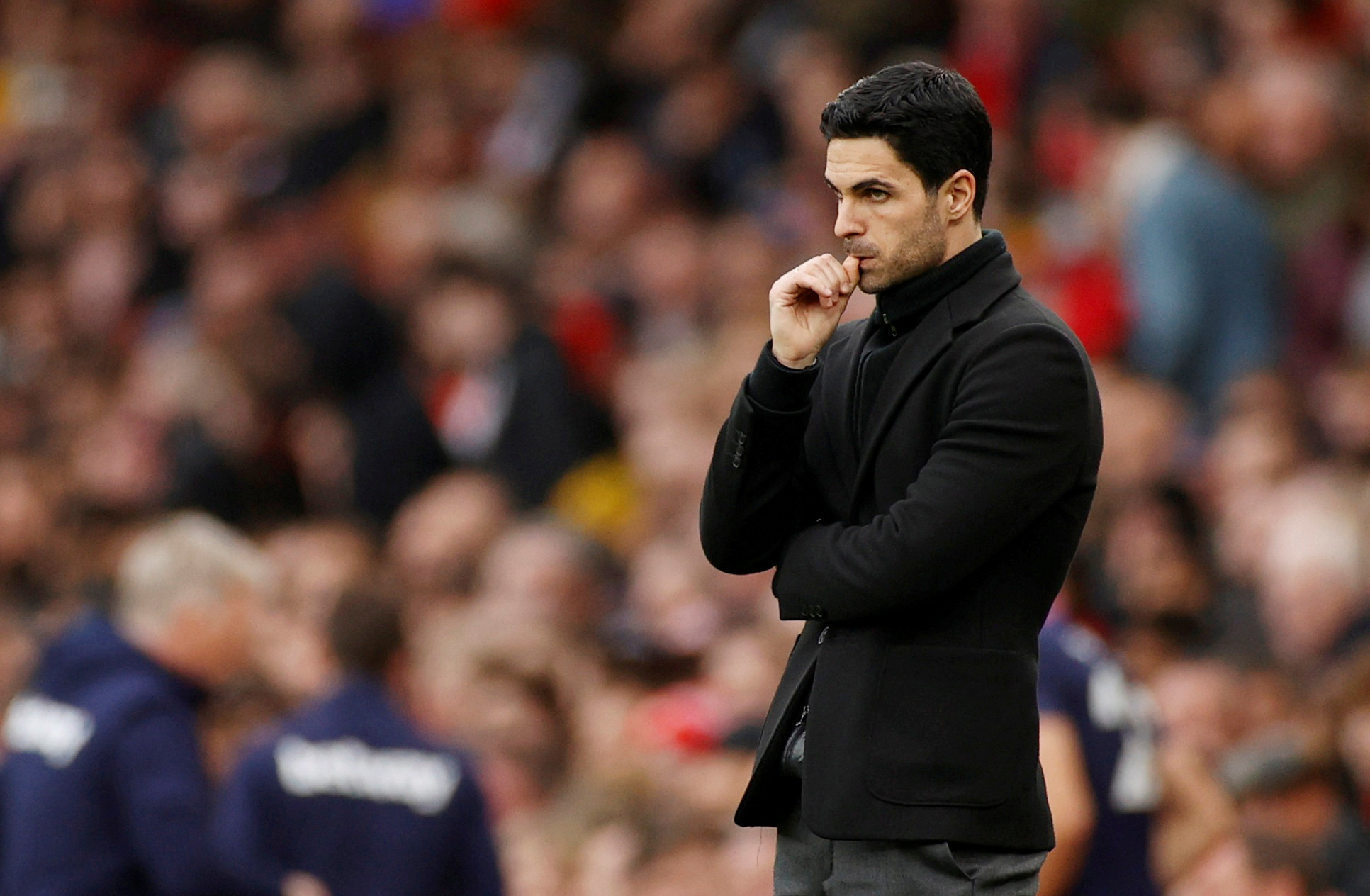 FILE PHOTO: Soccer Football - Premier League - Arsenal v West Ham United - Emirates Stadium, London, Britain - March 7, 2020    Arsenal manager Mikel Arteta     Action Images via Reuters
