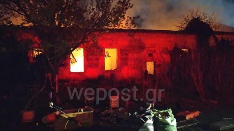 Μεγάλη φωτιά στην Καλαμαριά! Στις φλόγες το στρατόπεδο Κόδρα (pics, video)