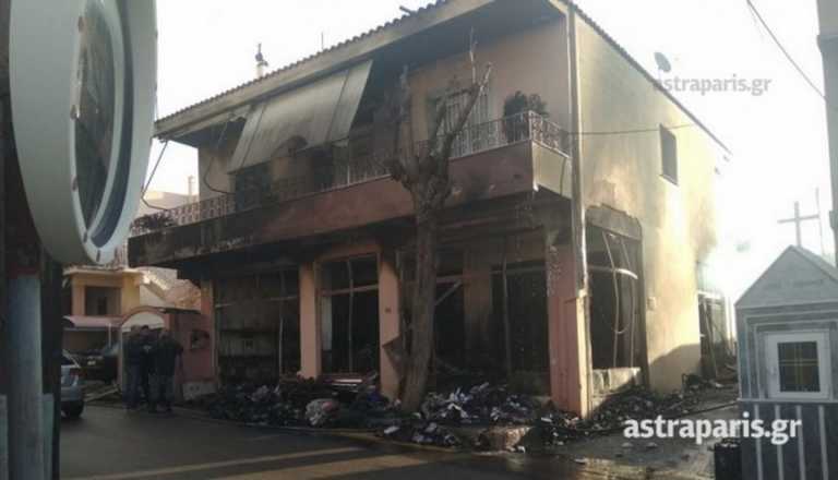Χίος: Μεγάλη φωτιά σε αποθήκη ΜΚΟ! Απειλήθηκε το σπίτι που βρίσκεται από πάνω (Φωτό)