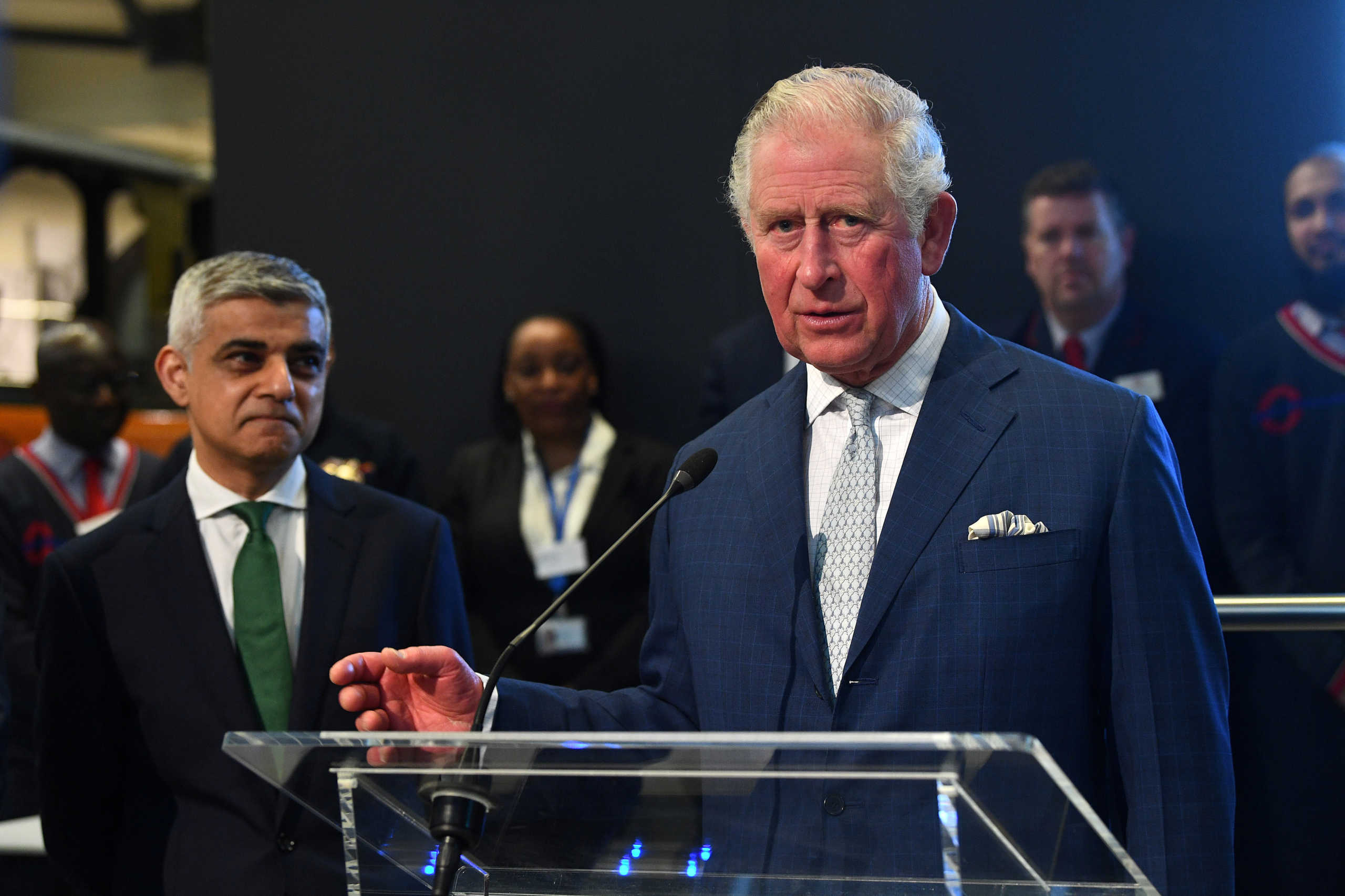 Britain's Prince Charles gives a speech during a visit to the London Transport Museum, in London, Britain March 4, 2020. Victoria Jones
