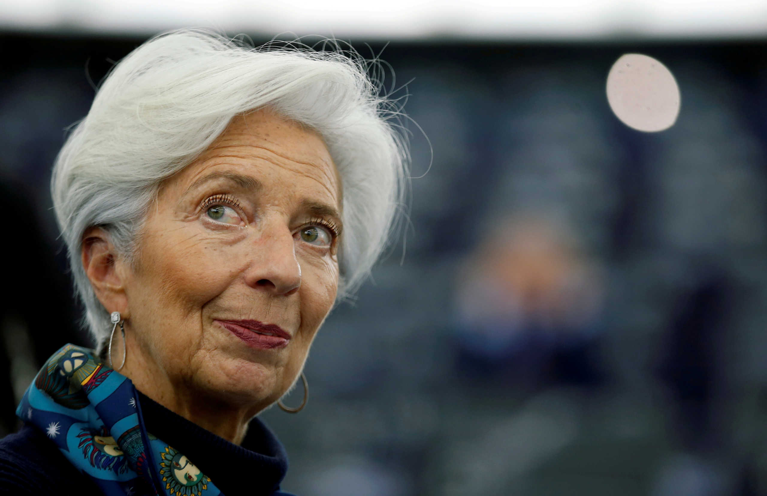 FILE PHOTO: European Central Bank President Christine Lagarde looks on during a debate on the 2018 annual report of the ECB, at the European Parliament in Strasbourg, France, February 11, 2020. REUTERS