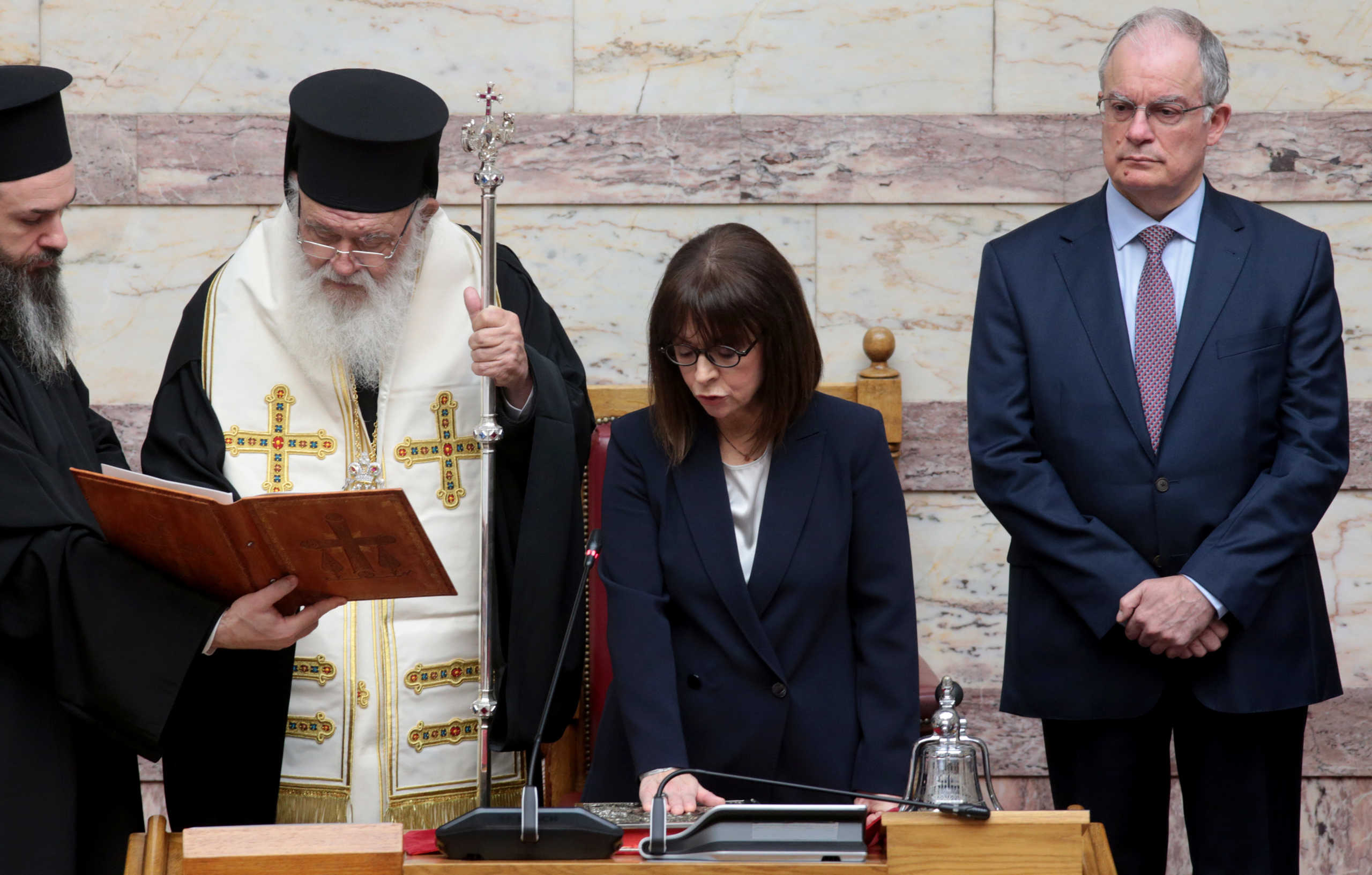 Όλα όσα έγιναν στην ορκωμοσία της Προέδρου της Δημοκρατίας