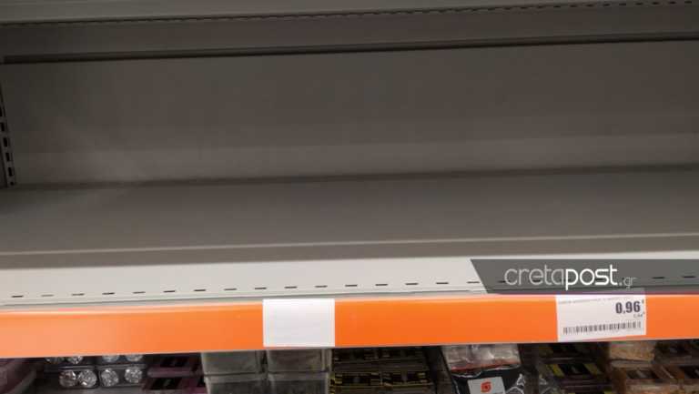 Σβάρνα τα... σούπερ μάρκετ παίρνουν οι καταναλωτές και στο Ηράκλειο! [pics]