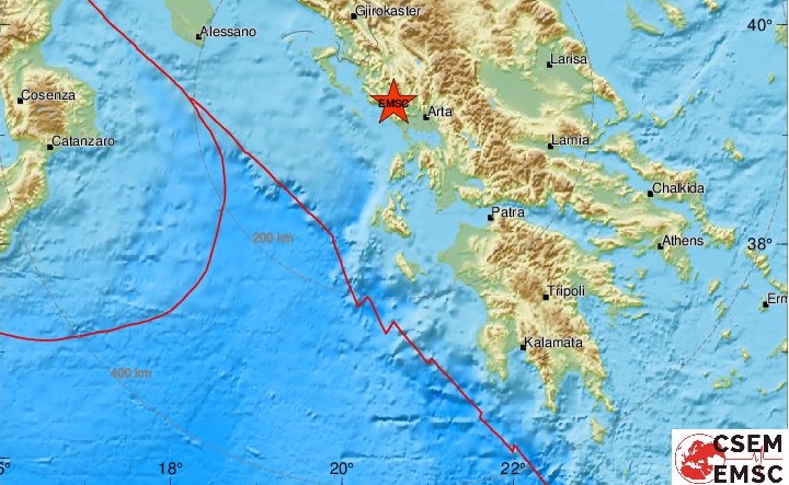 Σεισμός 4,3 Ρίχτερ κοντά στην Πρέβεζα!