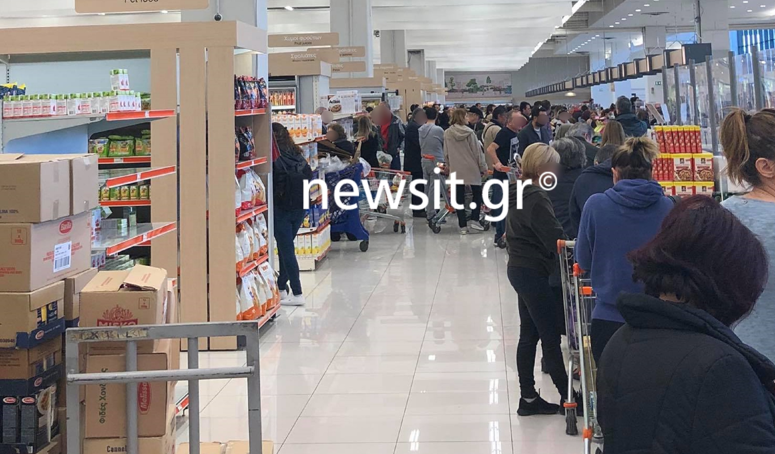 Κορονοϊός: Έλεγχος εισόδου στα σούπερ μάρκετ από την Δευτέρα
