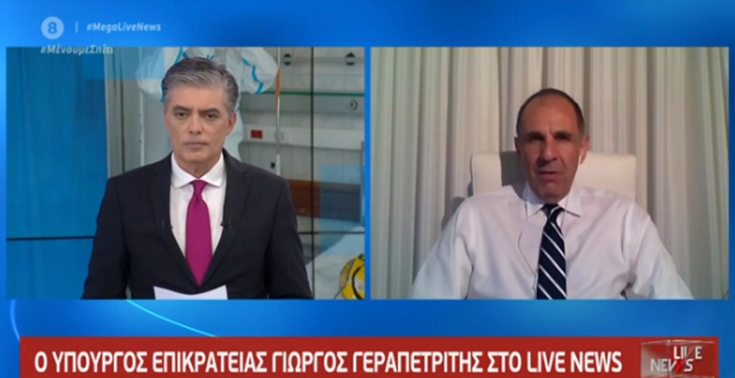 Γεραπετρίτης στο Live News: Αυτό είναι το σχέδιο επιστροφής στην κανονικότητα (video)