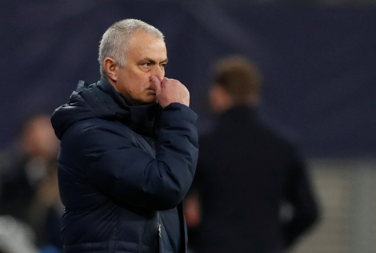 Soccer Football - Champions League - Round of 16 Second Leg - RB Leipzig v Tottenham Hotspur - Red Bull Arena, Leipzig, Germany - March 10, 2020  Tottenham Hotspur manager Jose Mourinho   Action Images via Reuters