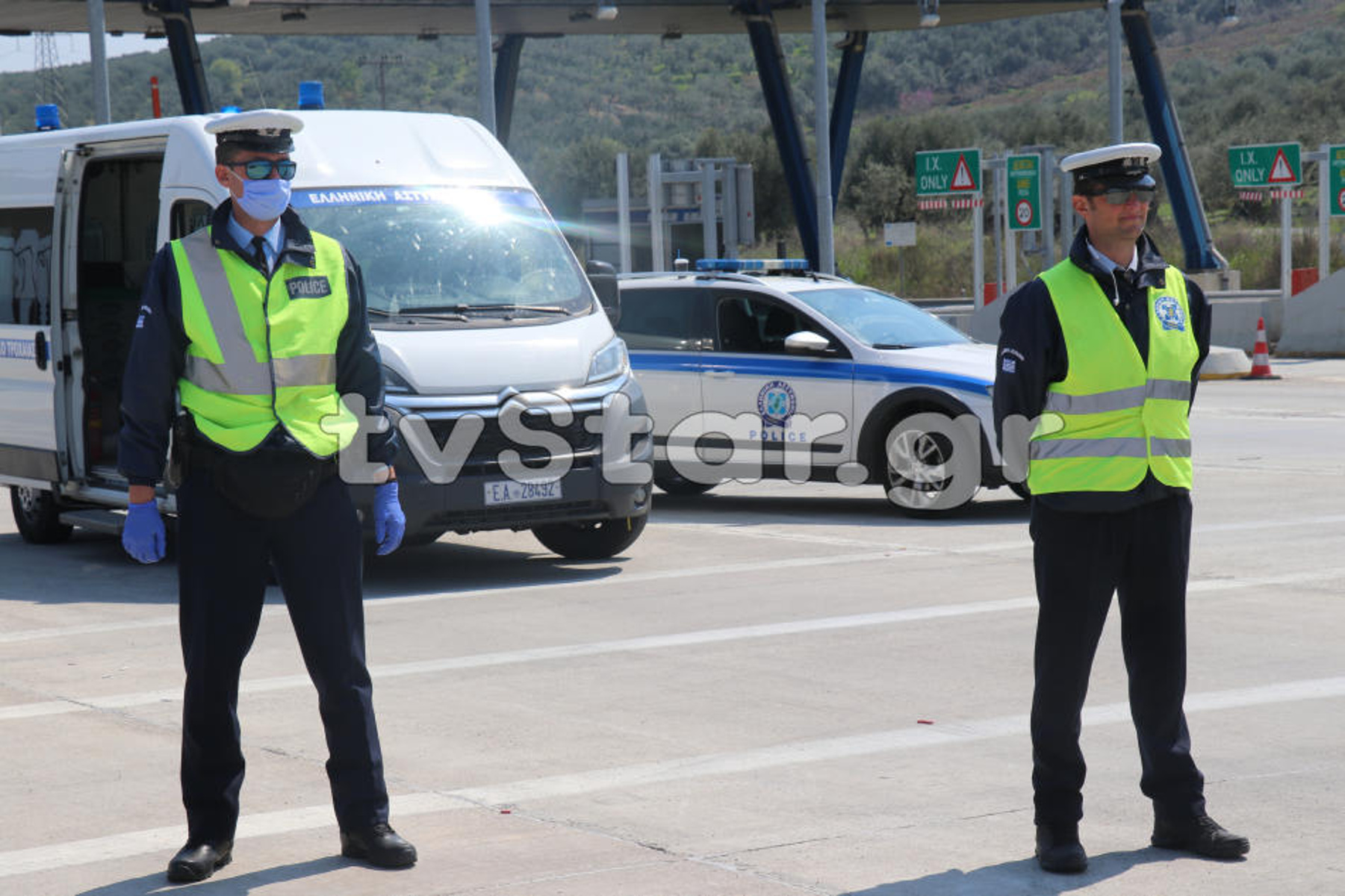 Κορονοϊός: Μπλόκο της αστυνομίας στους παραβάτες στα διόδια της Στερεάς Ελλάδας
