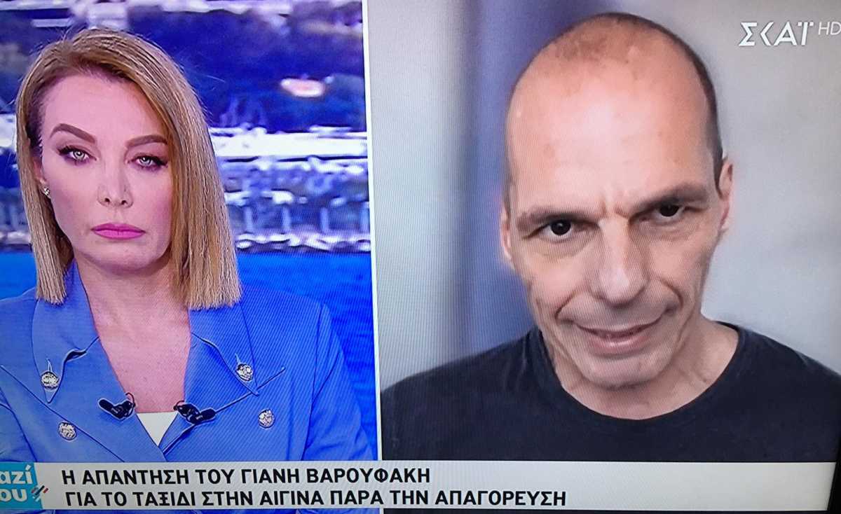 Επιμένει ο Βαρουφάκης για την Αίγινα: Ψέμα ότι δεν σταμάτησα στον έλεγχο