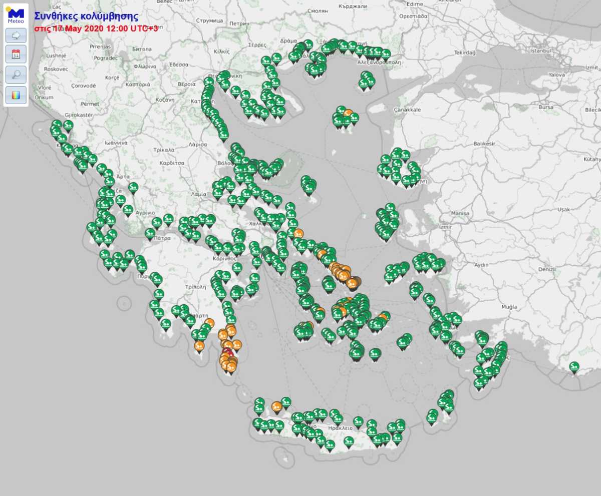 καιρός meteo