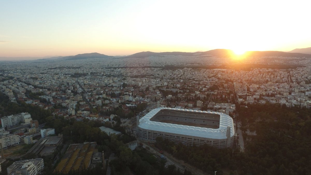 Γήπεδο ΑΕΚ: «Μαγευτική» φωτογραφία στη… δύση του ηλίου!