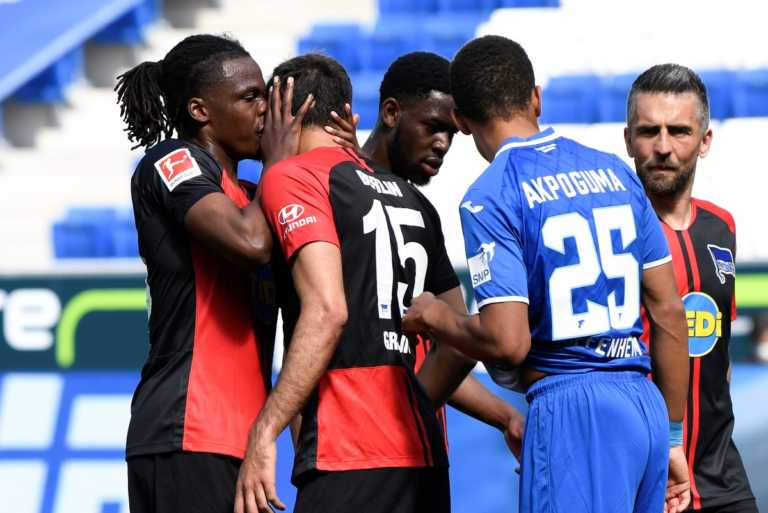 Bundesliga: Πήγε… περίπατο το πρωτόκολλο για τον κορονοϊό στο Χόφενχαϊμ – Χέρτα (video)