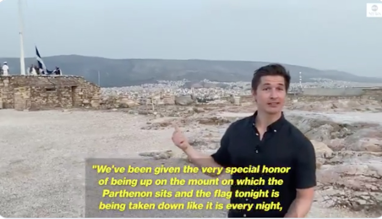 Έτσι «ταξίδεψε» σε όλο τον κόσμο μέσω ABC το άνοιγμα της Ακρόπολης (video)