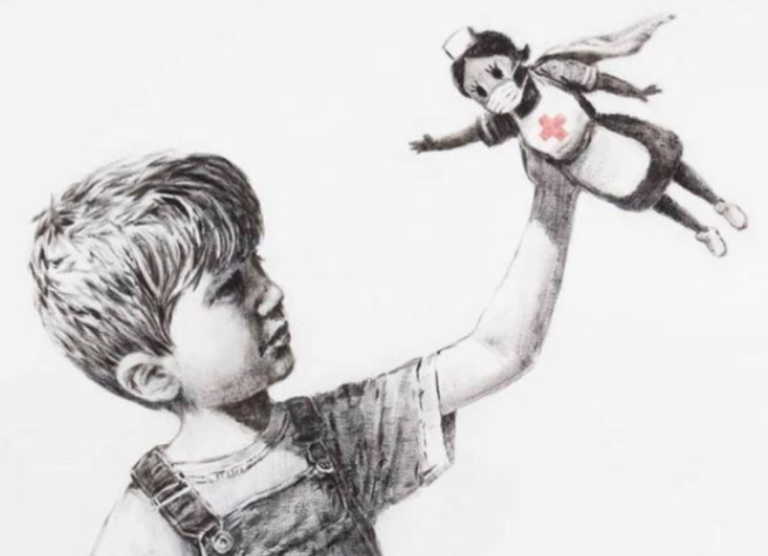 Banksy: Νέο έργο του μυστηριώδους καλλιτέχνη τιμά τις νοσοκόμες