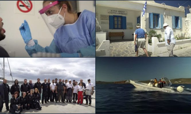 Πλωτές ομάδες ΕΟΔΥ: Έκαναν 200 τεστ για κορονοϊό στους νησιώτες (pics, video)