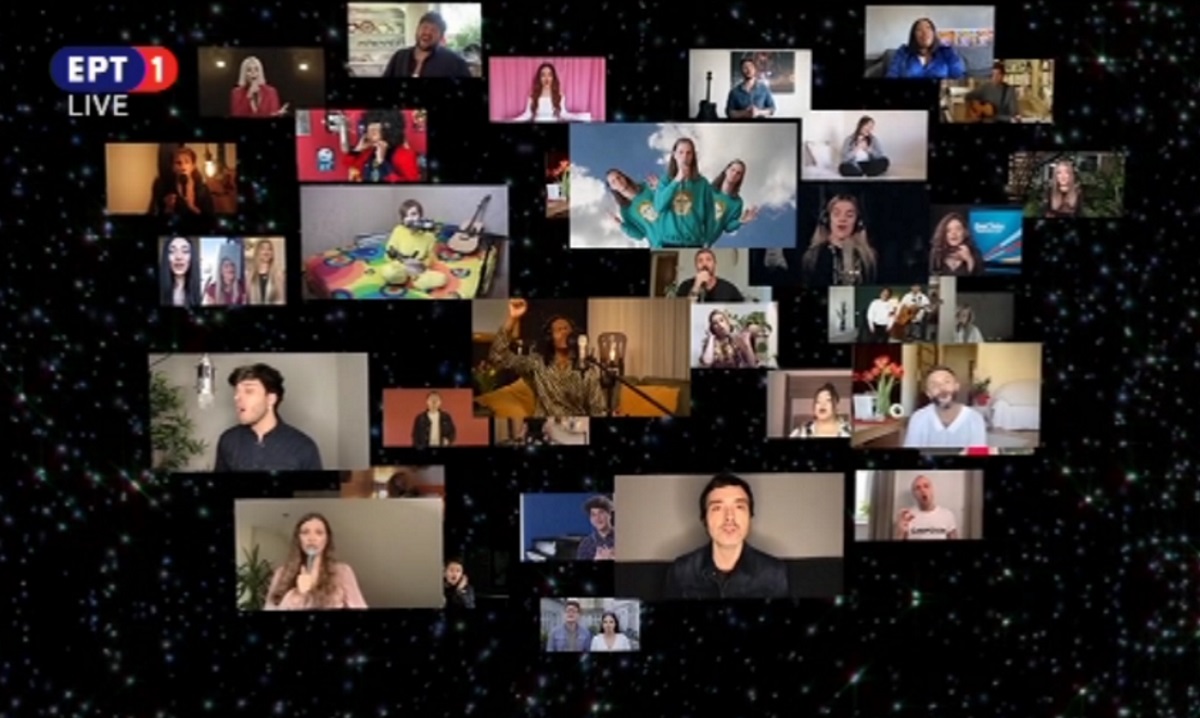 Η συγκινητική στιγμή της Eurovision! Όλοι οι διαγωνιζόμενοι μια φωνή…