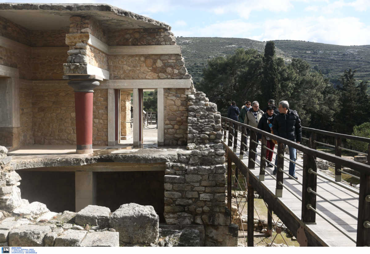 Η Κνωσός υποδέχεται ξανά επισκέπτες από την Δευτέρα