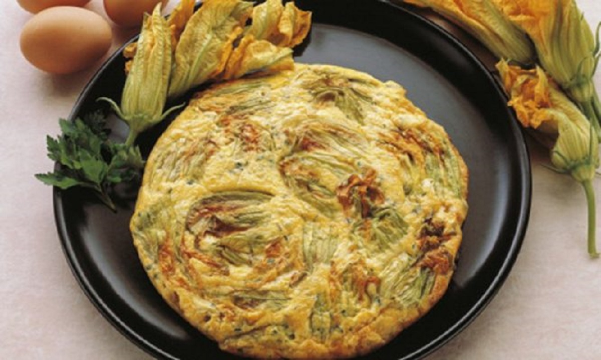 Αγιορείτικη ομελέτα με κολοκυθολούλουδα