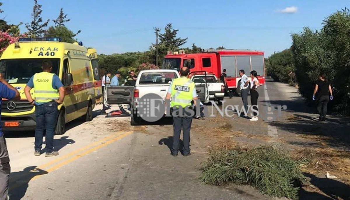 Φρικτό τροχαίο στην Κρήτη! Πέρασε αυτοκίνητο από πάνω του!