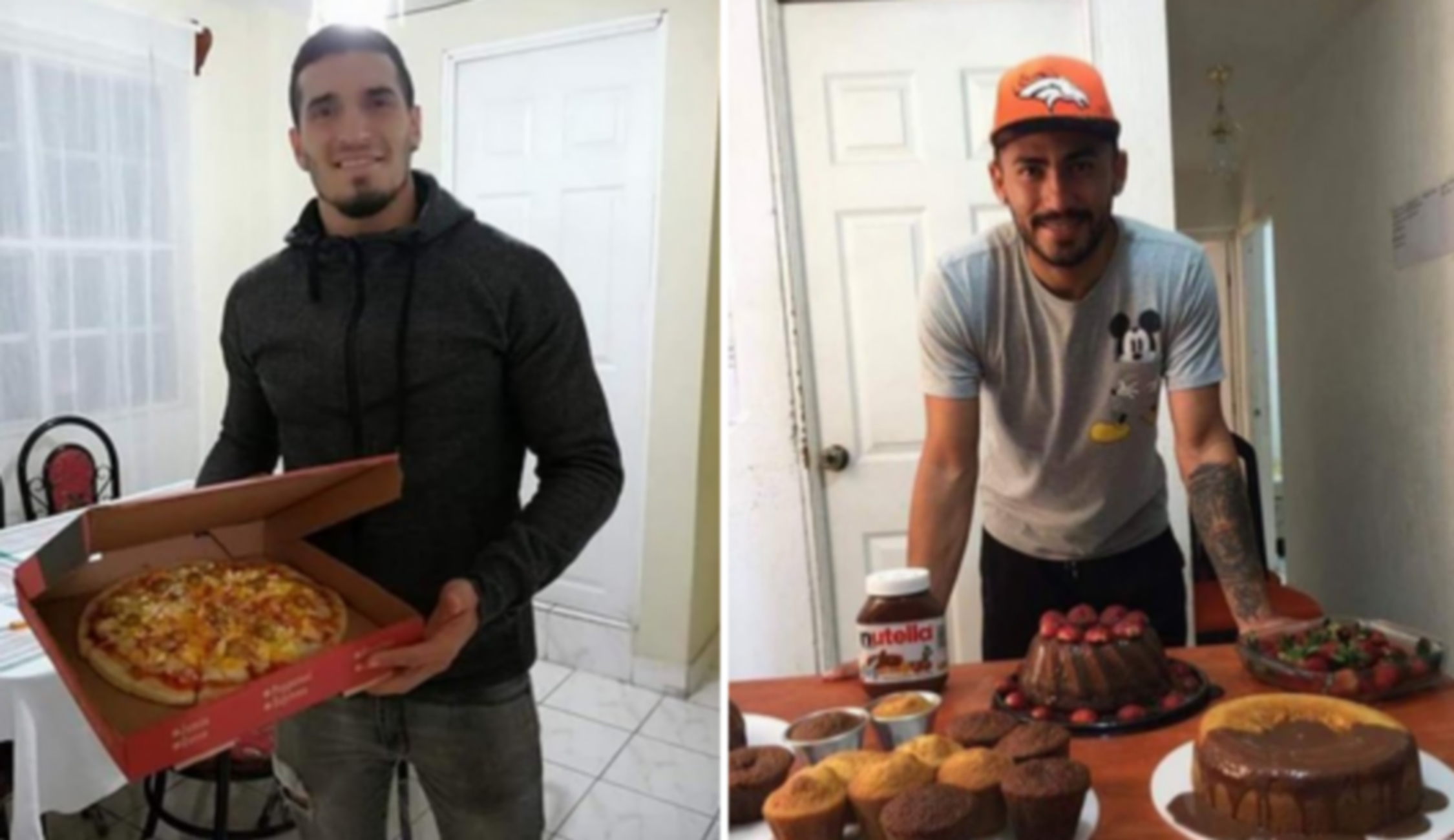 Κορονοϊός: Ποδοσφαιριστές πουλάνε πίτσες και κέικ στη διακοπή του πρωταθλήματος (pic)