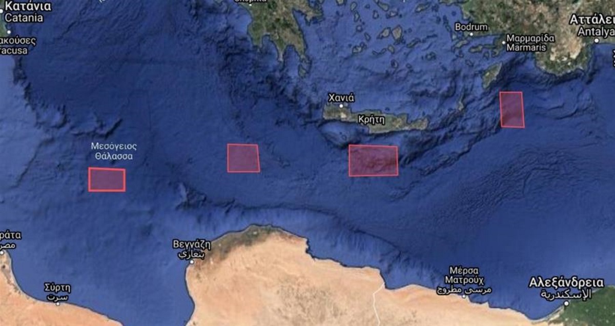 Η Τουρκία εξέδωσε Navtex νότια της Κρήτης στη “ρότα” της “Γαλάζιας Πατρίδας”