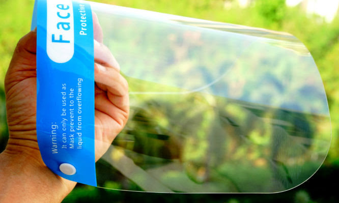 Face Shield for Protective Cover Transparent Face Eyes Protector or Safety Mask and Anti Covid-19