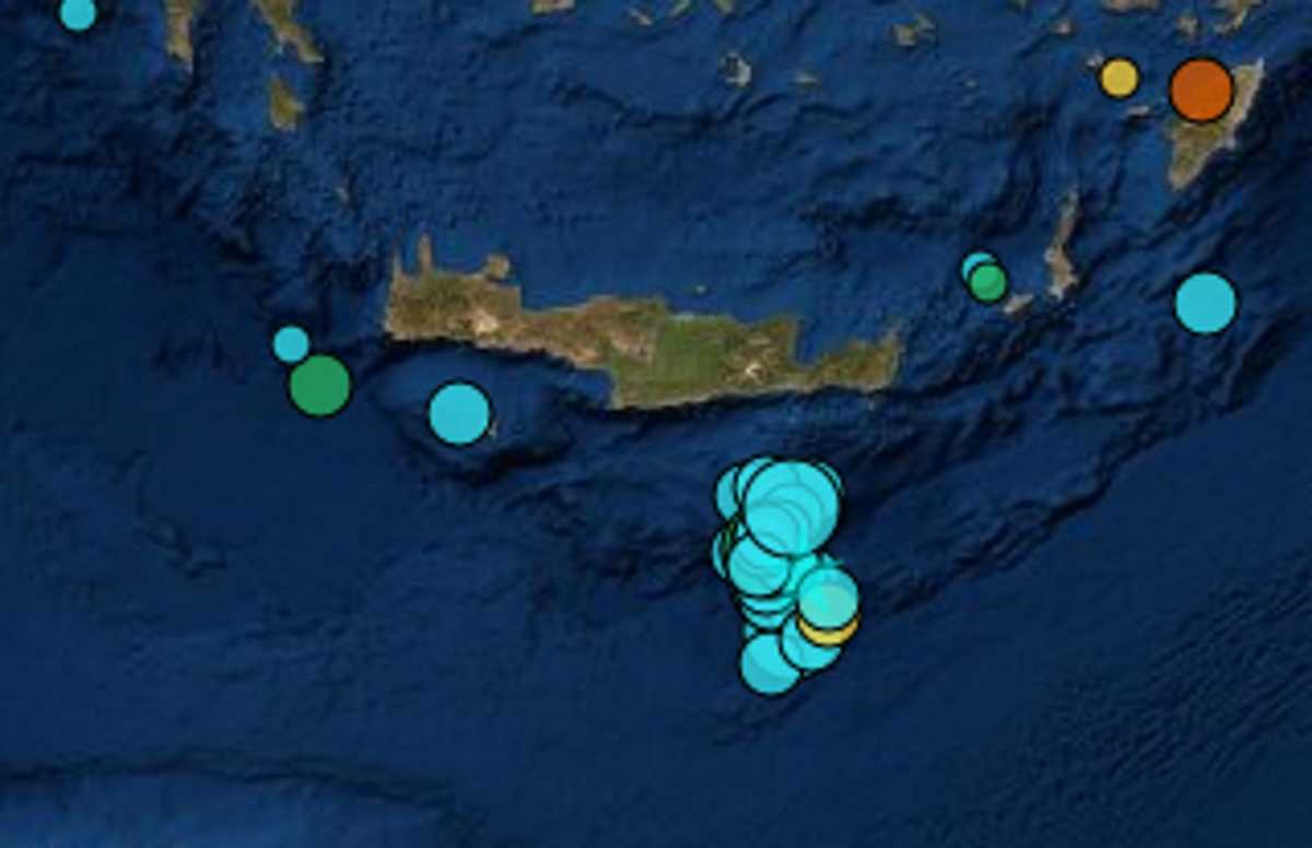 Σεισμός ανοιχτά της Κρήτης! Σείεται η γη το τελευταίο 24ωρο (Φωτό)