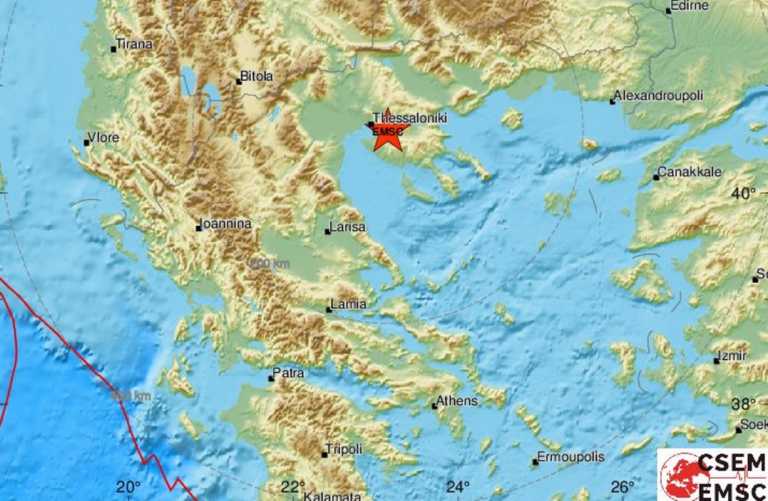 Σεισμός κοντά στη Θεσσαλονίκη