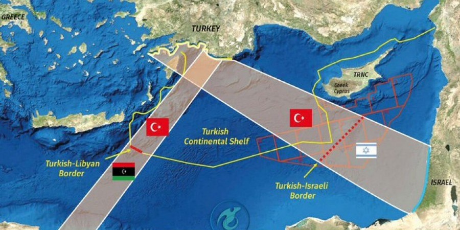 Οριοθέτηση ΑΟΖ με Ισραήλ θέλουν οι Τούρκοι ως απάντηση στην «συμμαχία του κακού»