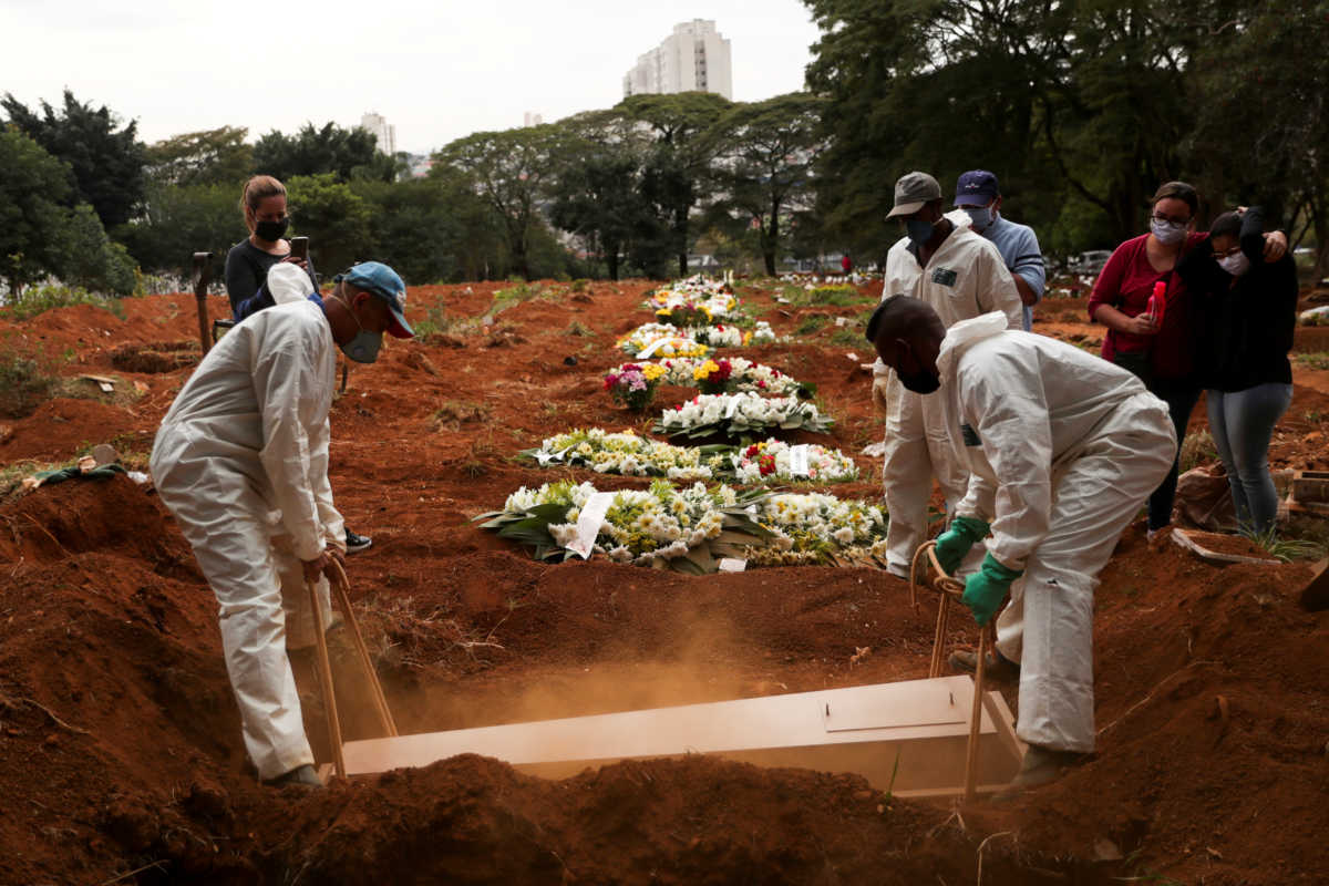 Βραζιλία: 66.573 νεκροί μόνο το Μάρτιο! Νέο ημερήσιο ρεκόρ με 3.869 θανάτους