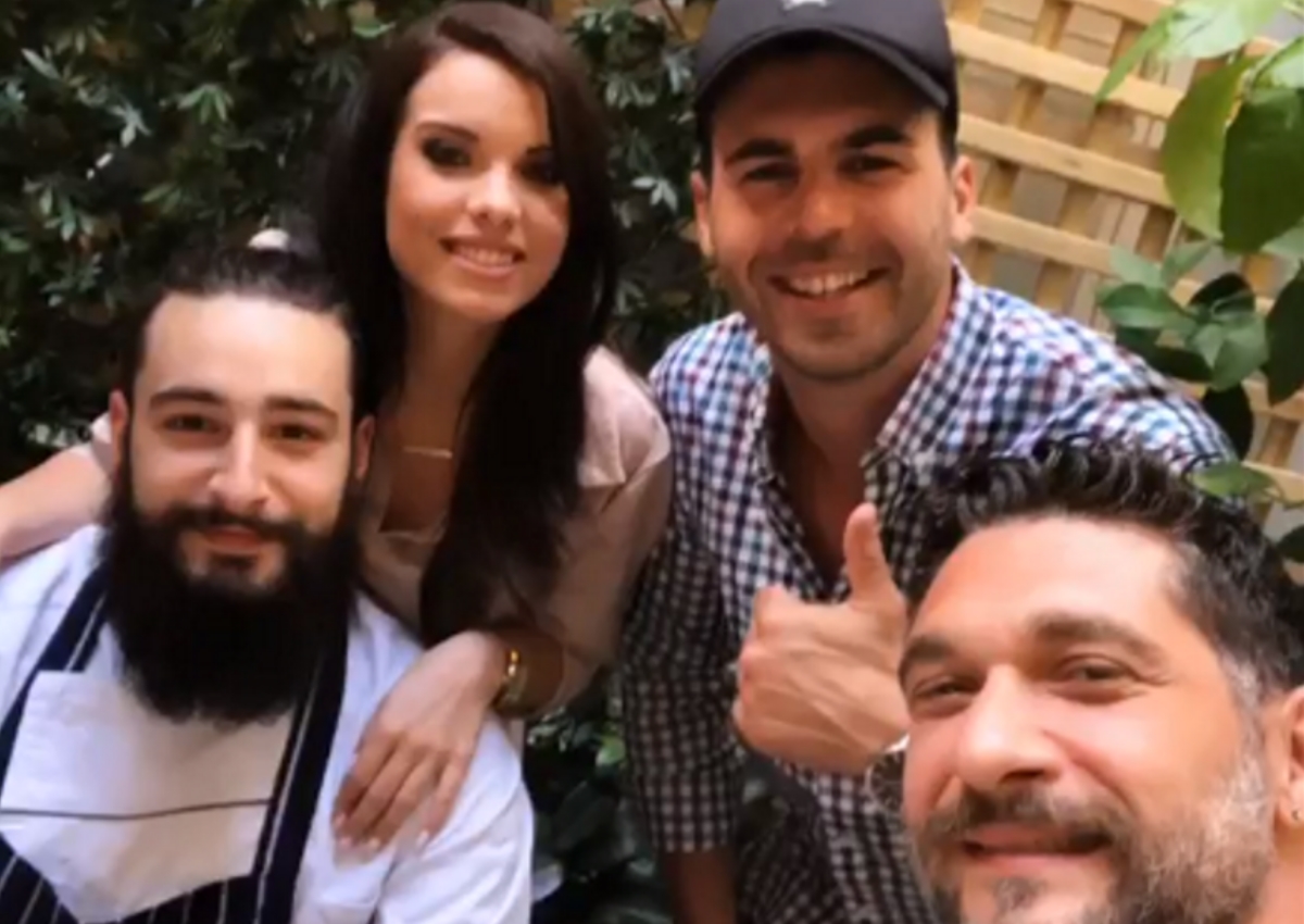 MasterChef: Ο Δημήτρης Μπέλλος  με την Μαρία Μπέη στο εστιατόριο του Πάνου Ιωαννίδη! [pics]