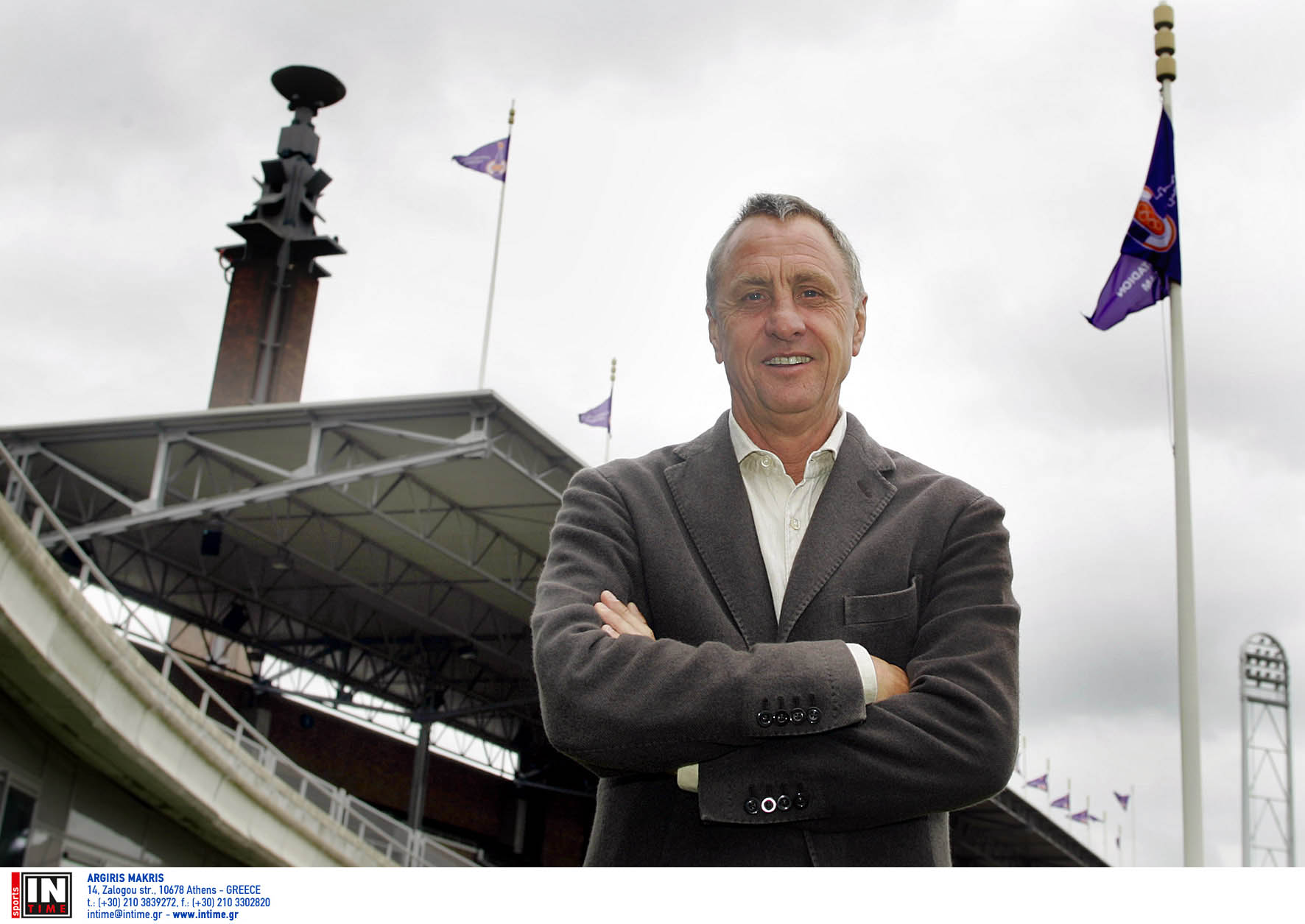 amsterdam 19-05-2006 johan cruyff . Note: no publication permitted before 14 August 2006