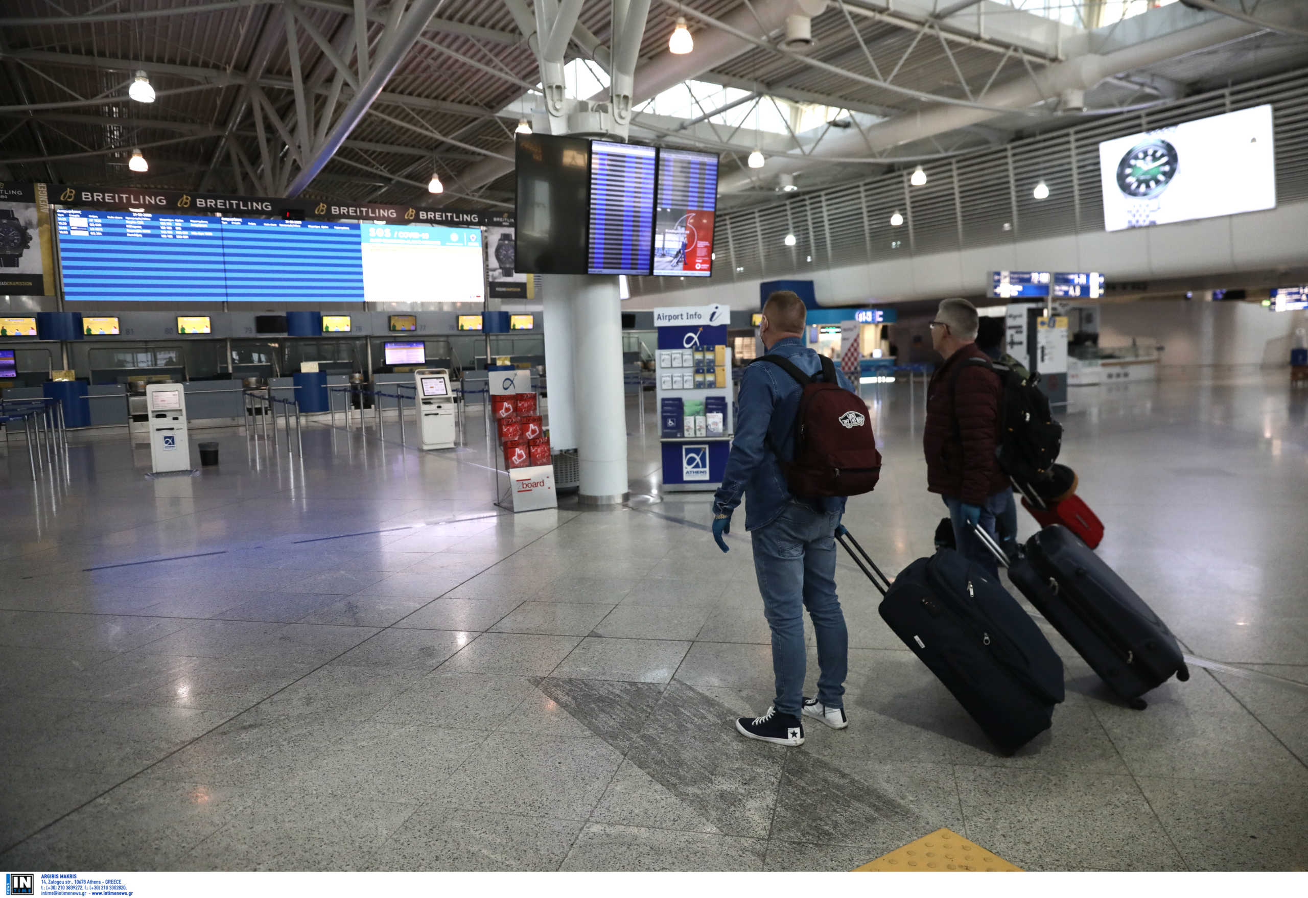 Αεροδρόμια: Πτώση 68,7% στην επιβατική κίνηση το 2020