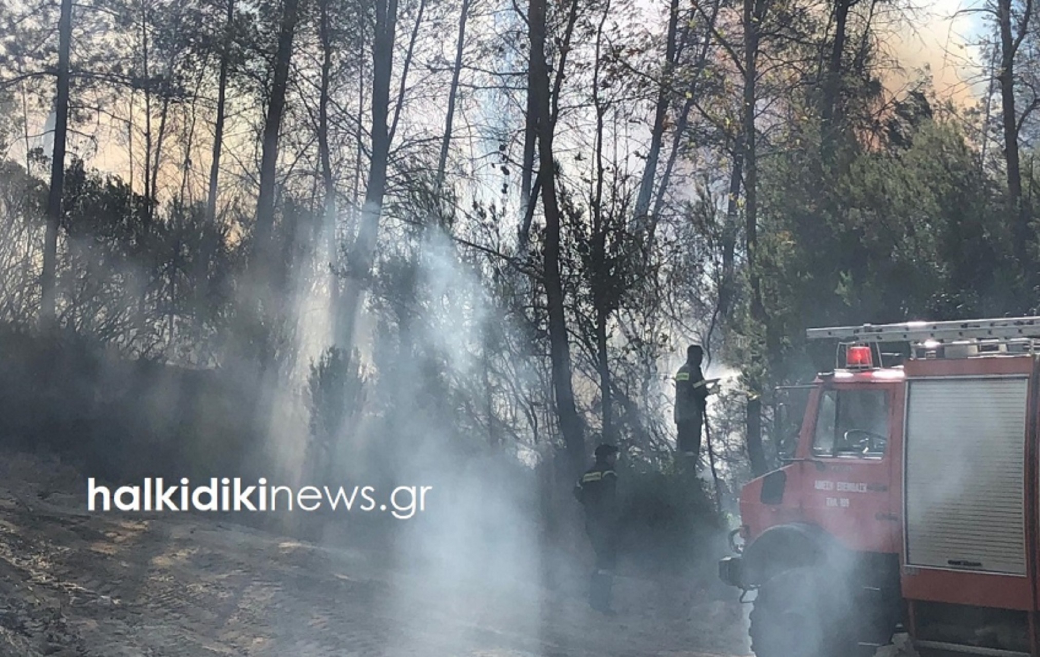 Συνεχίζεται η μάχη με τις φλόγες στο Άγιο Όρος