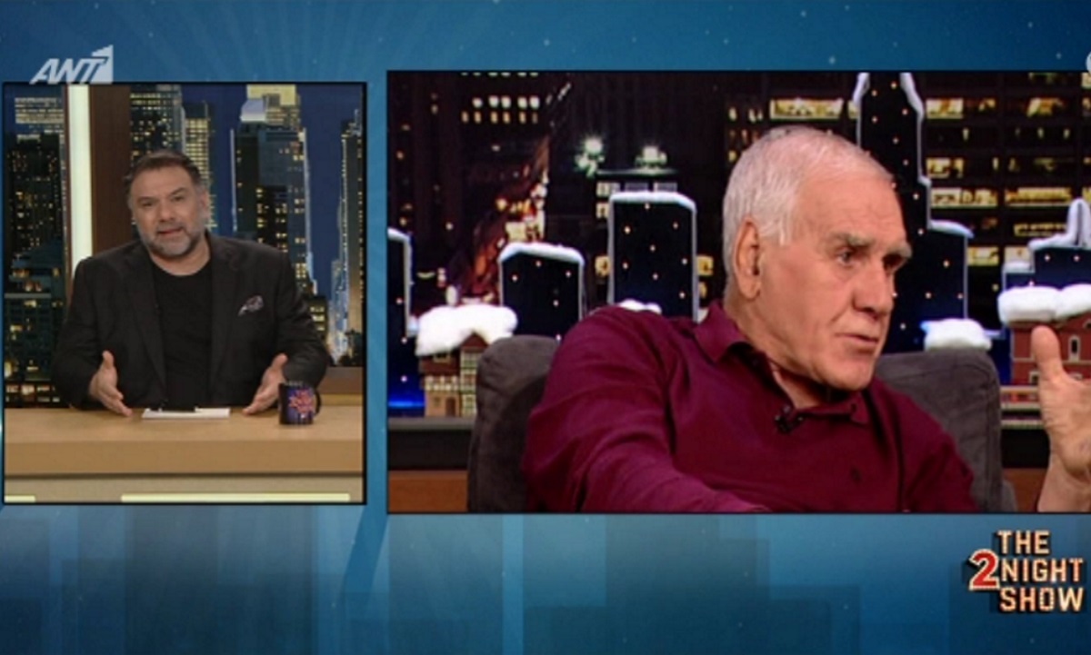 Το “αντίο” του Γρηγόρη Αρναούτογλου στον Νίκο Αλέφαντο μέσα από το “The 2night Show”