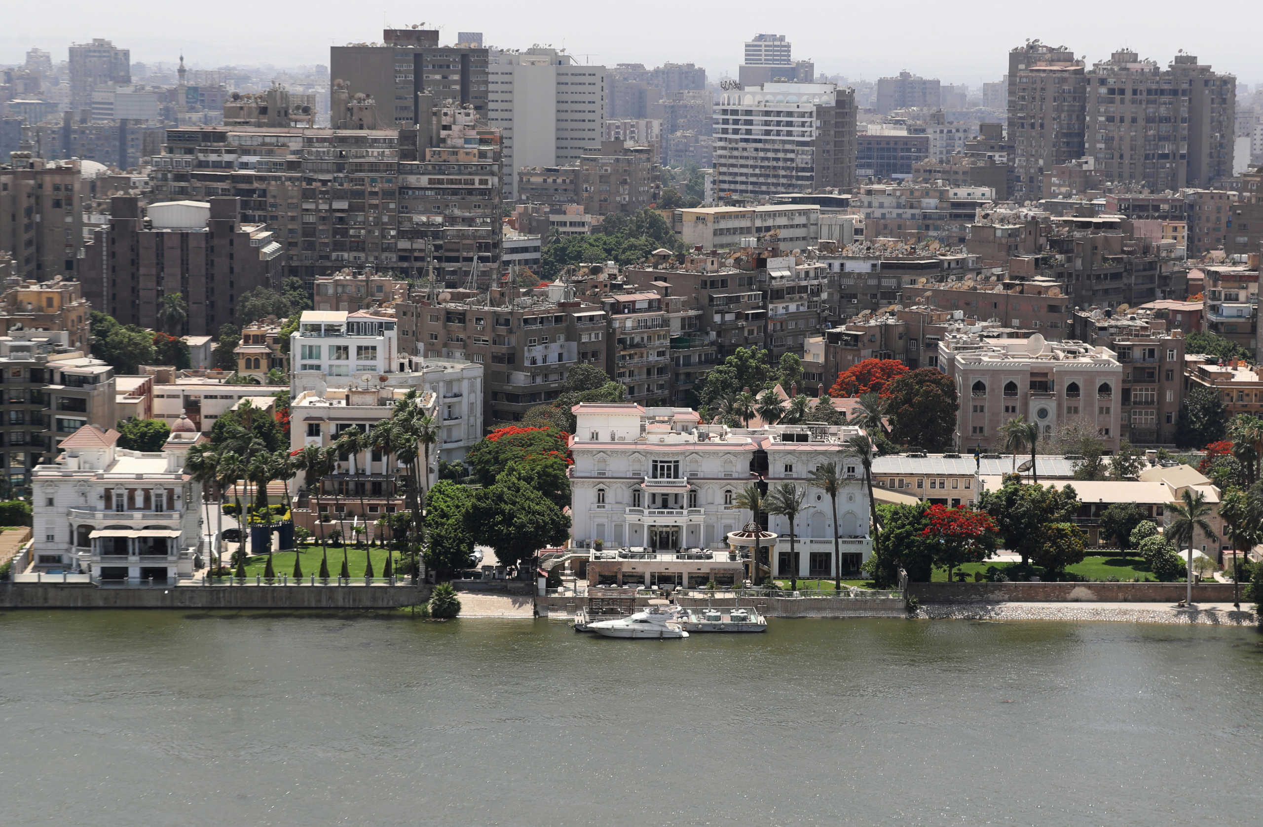 A view of buildings by the Nile River, as Egypt ramps up efforts to slow the spread of the coronavirus disease (COVID-19), in Cairo Egypt June 4, 2020. REUTERS