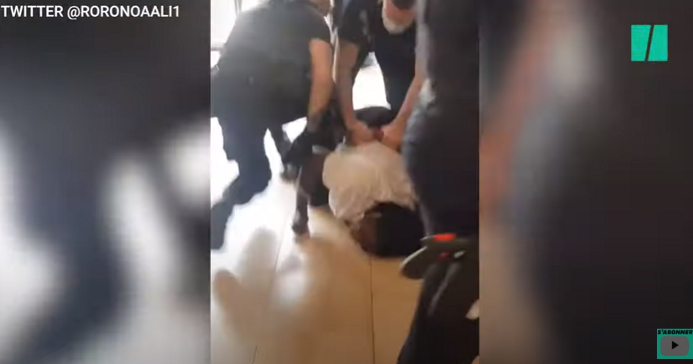 Σοκαριστικό video: Γάλλοι αστυνομικοί ρίχνουν βίαια στο έδαφος μία έγκυο (video)